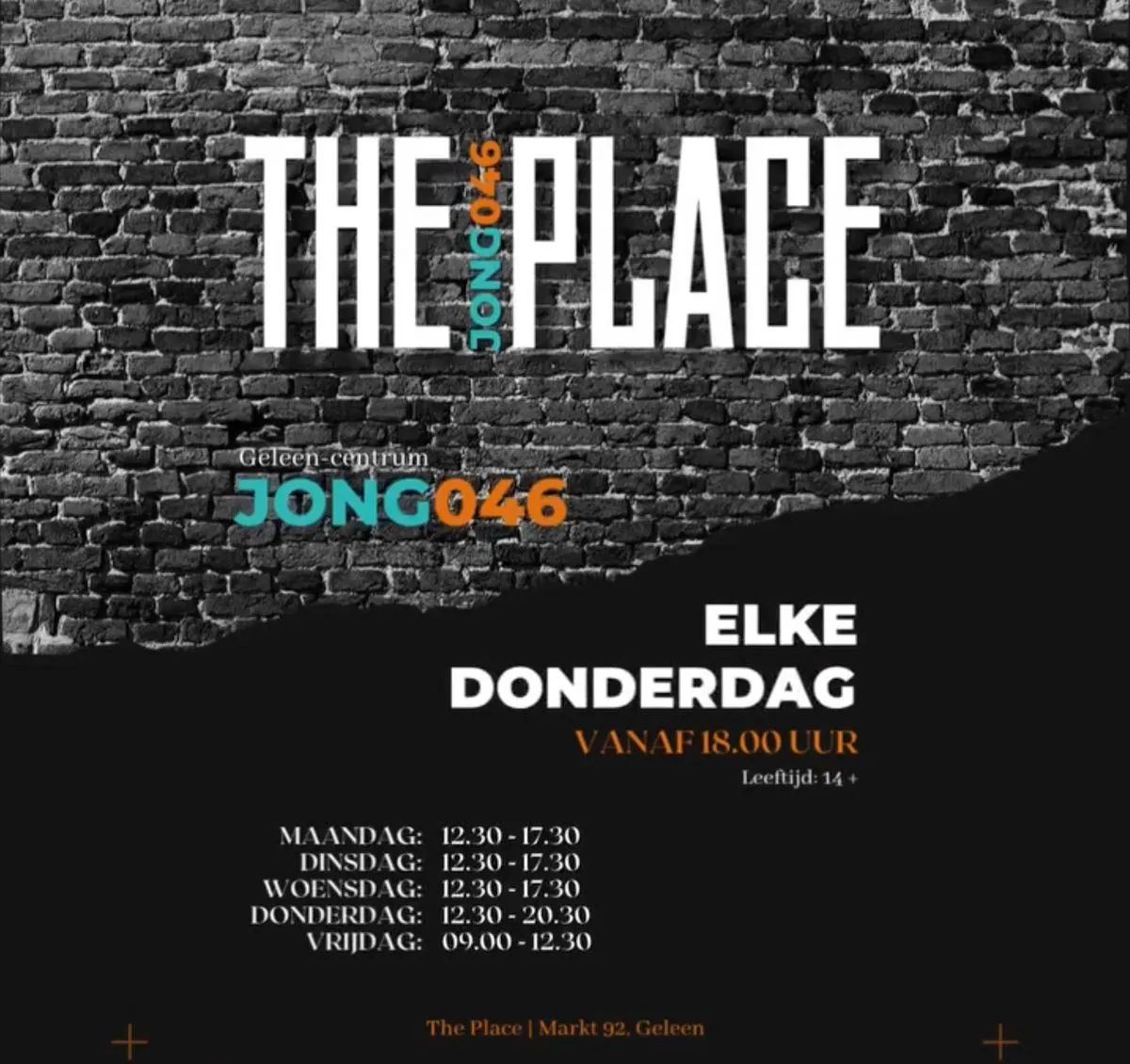 The Place vijf dagen in de week open