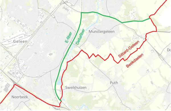verdeling aanleg glasvezelnetwerk e fiber en deltafiber