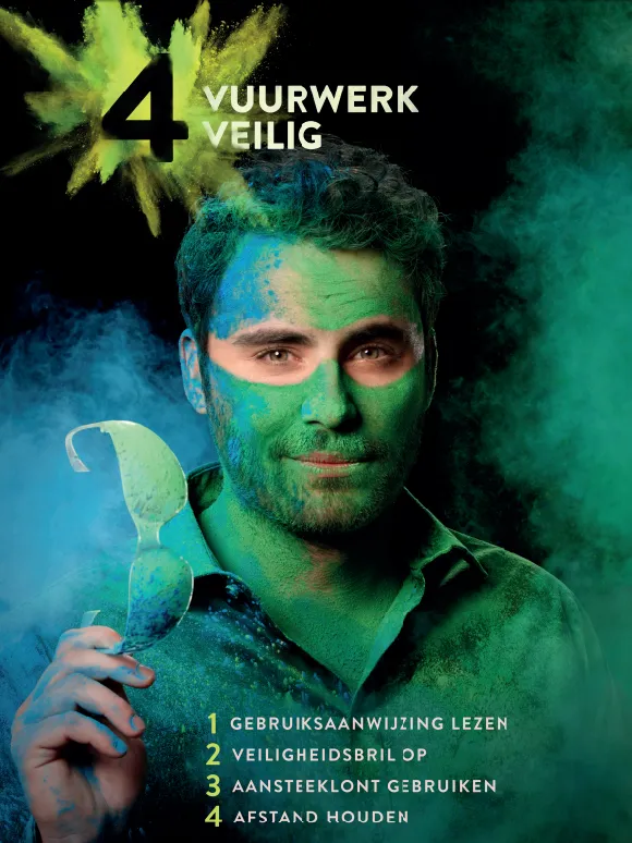 vier veilig vuurwerk