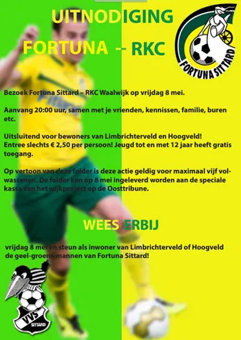 vvs fortuna sittard publieksactie limbrichterveld hoogveld