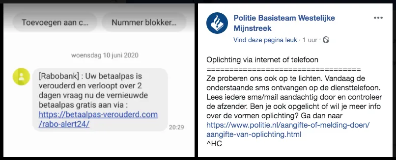 whatsappfraude politie