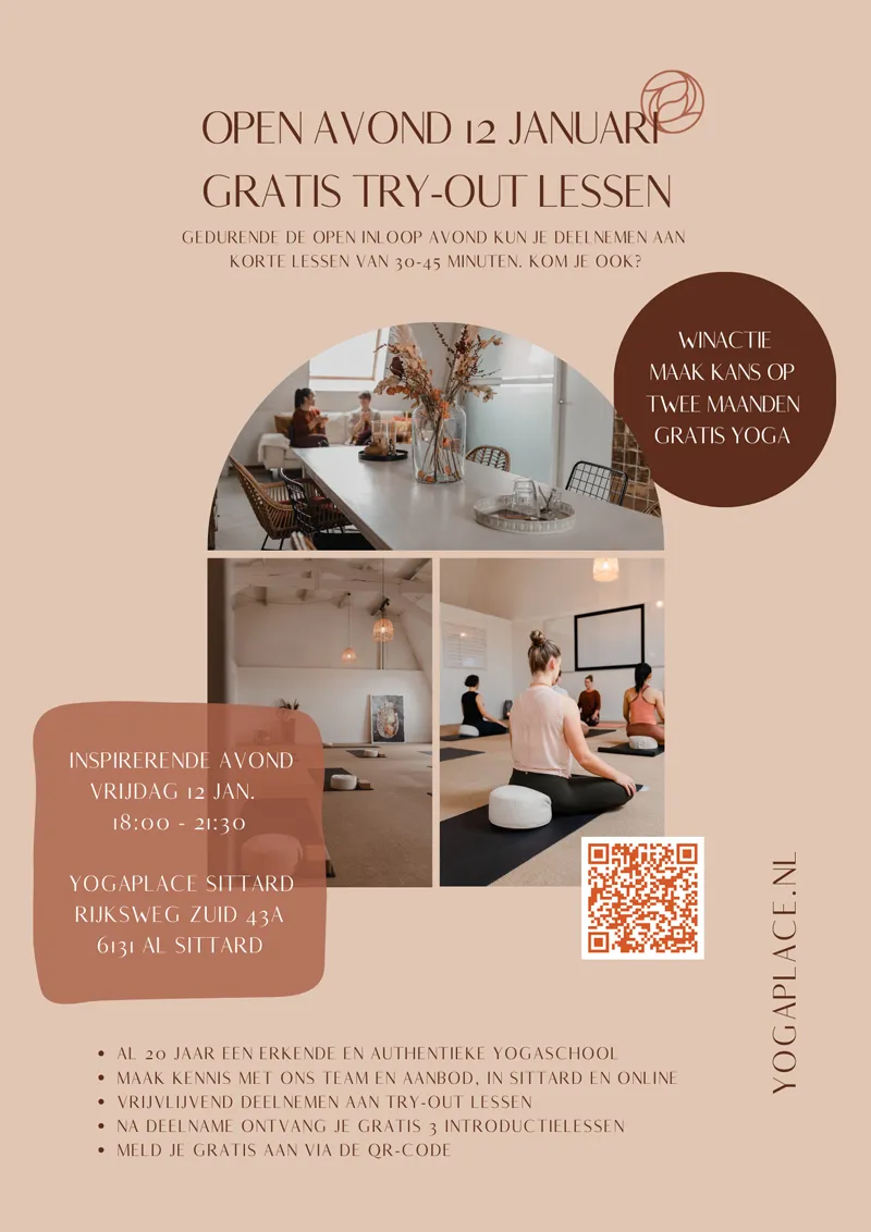 yogaplace open avond januari 2024