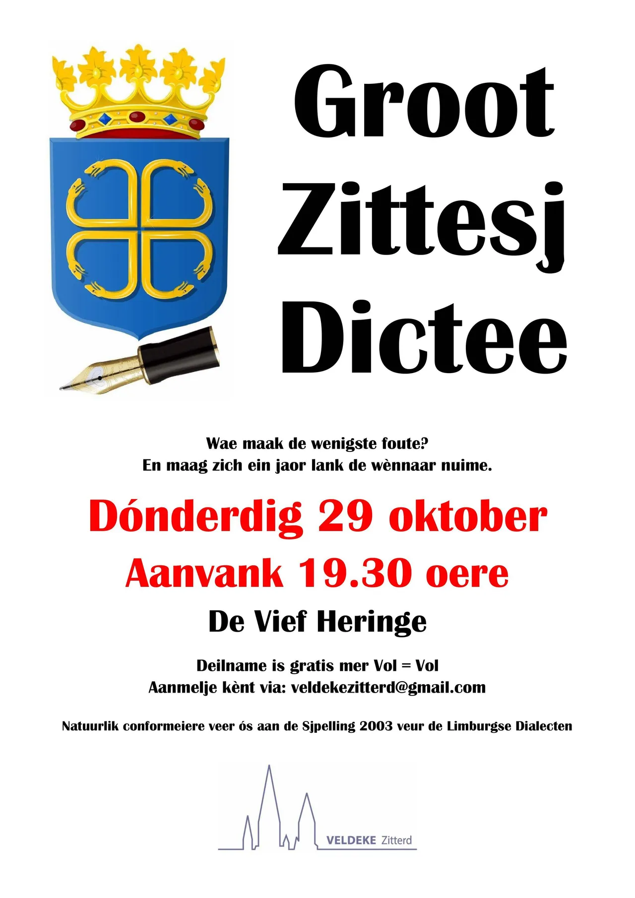 Zittesj dictee