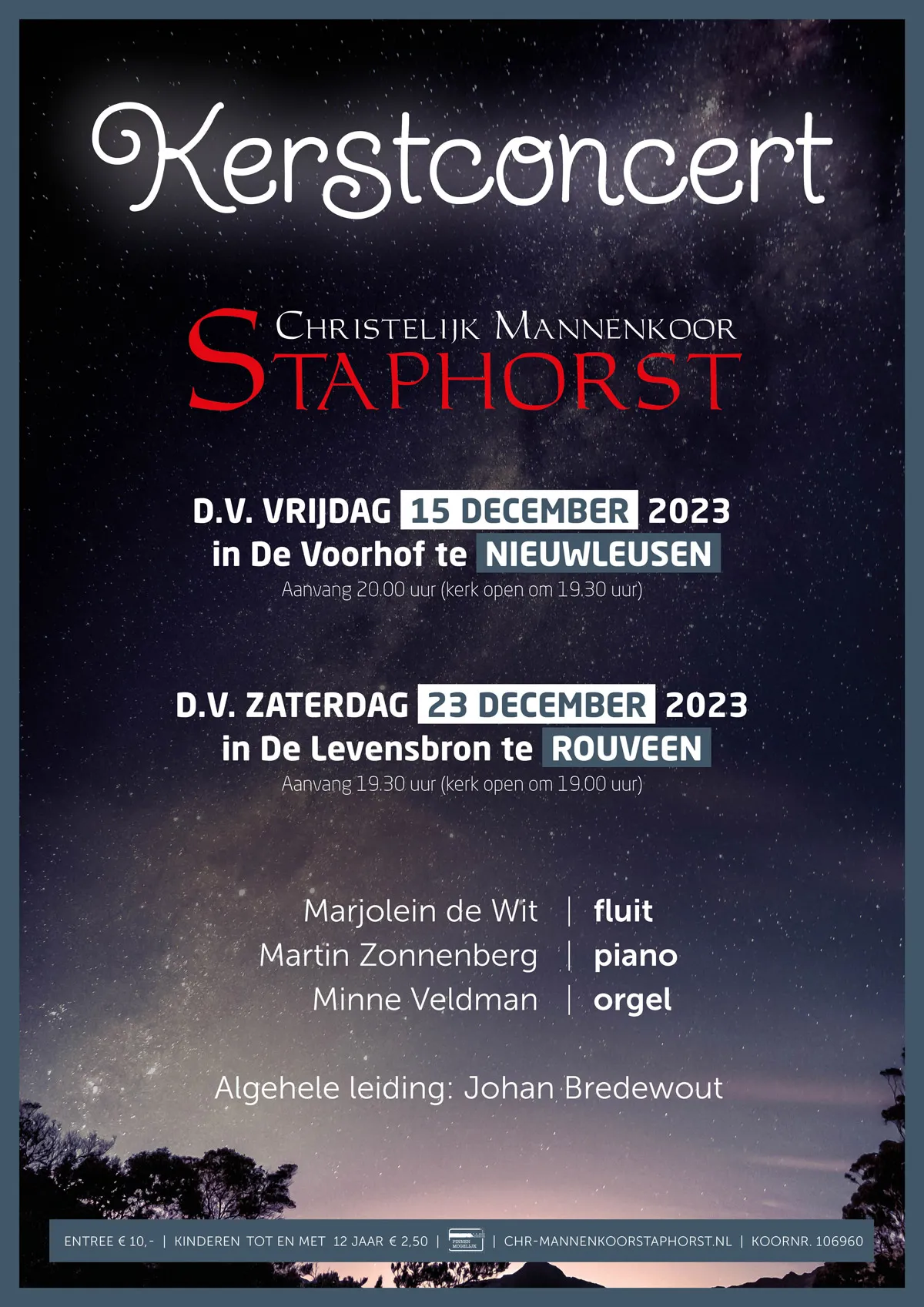 poster kerstconcert 2023