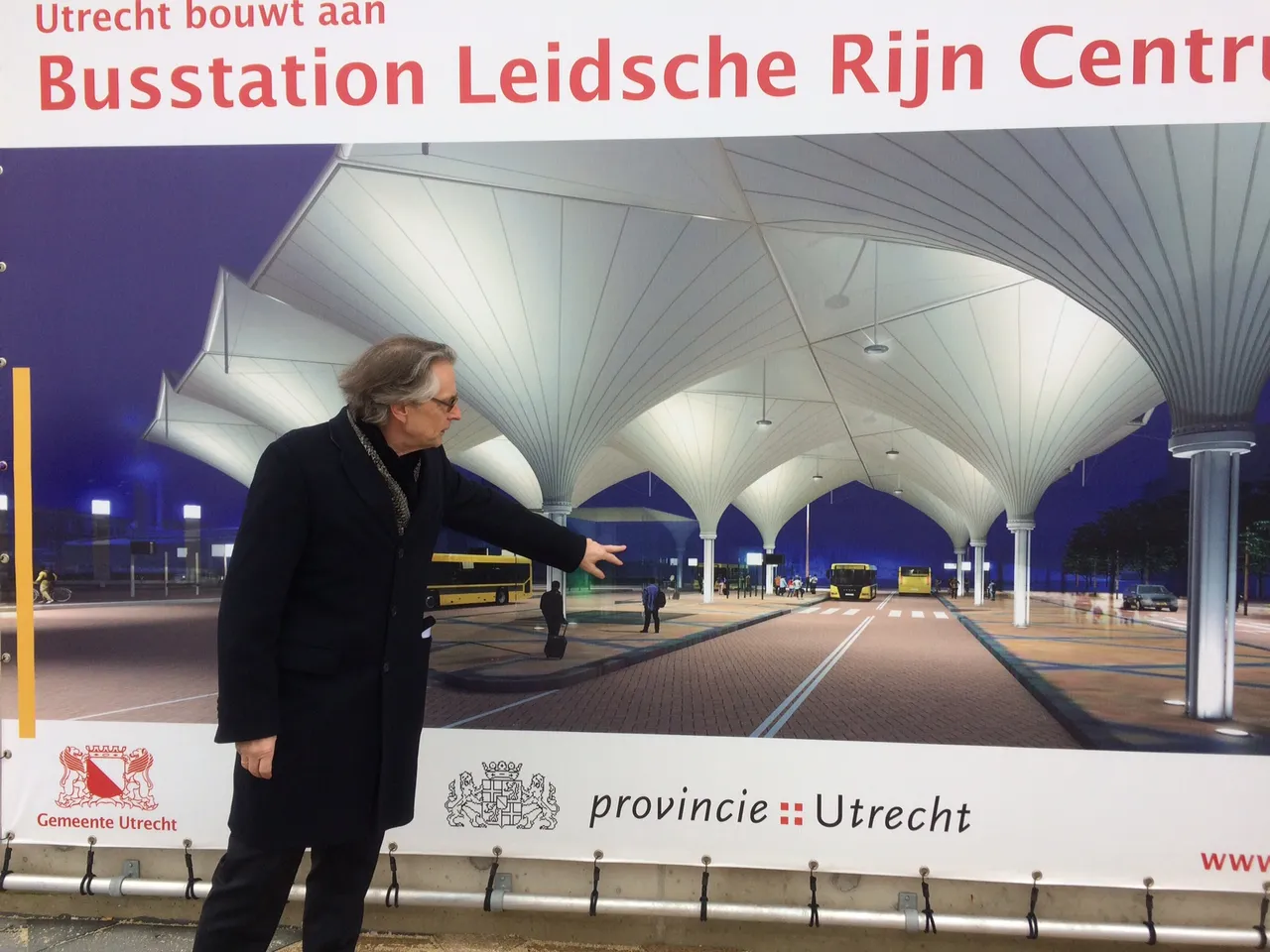 afbeelding van het nieuwe busstation