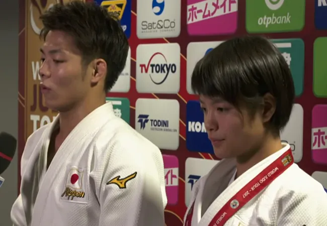 De familie Abe, Hifumi en Uta (screenshot YouTube)