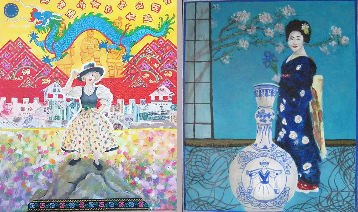 combi schilderij tineke jippes en arja schaaper