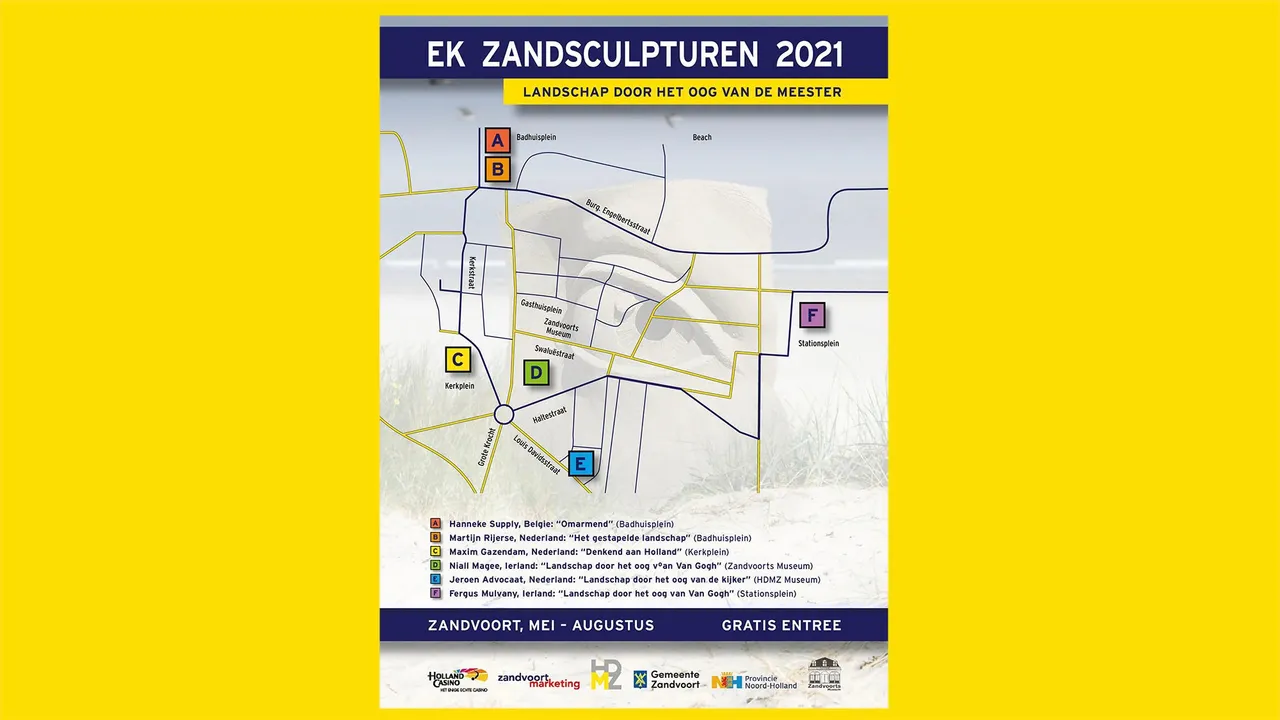 plattegrond sculpturen