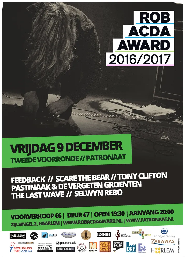 raa 2016 2017 tweede voorronde rob acda award