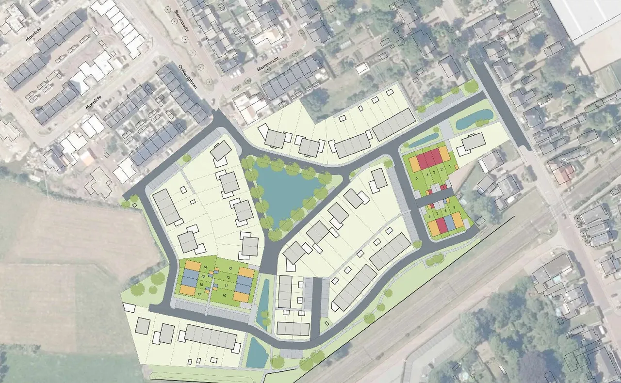 den hoek plantekening klein