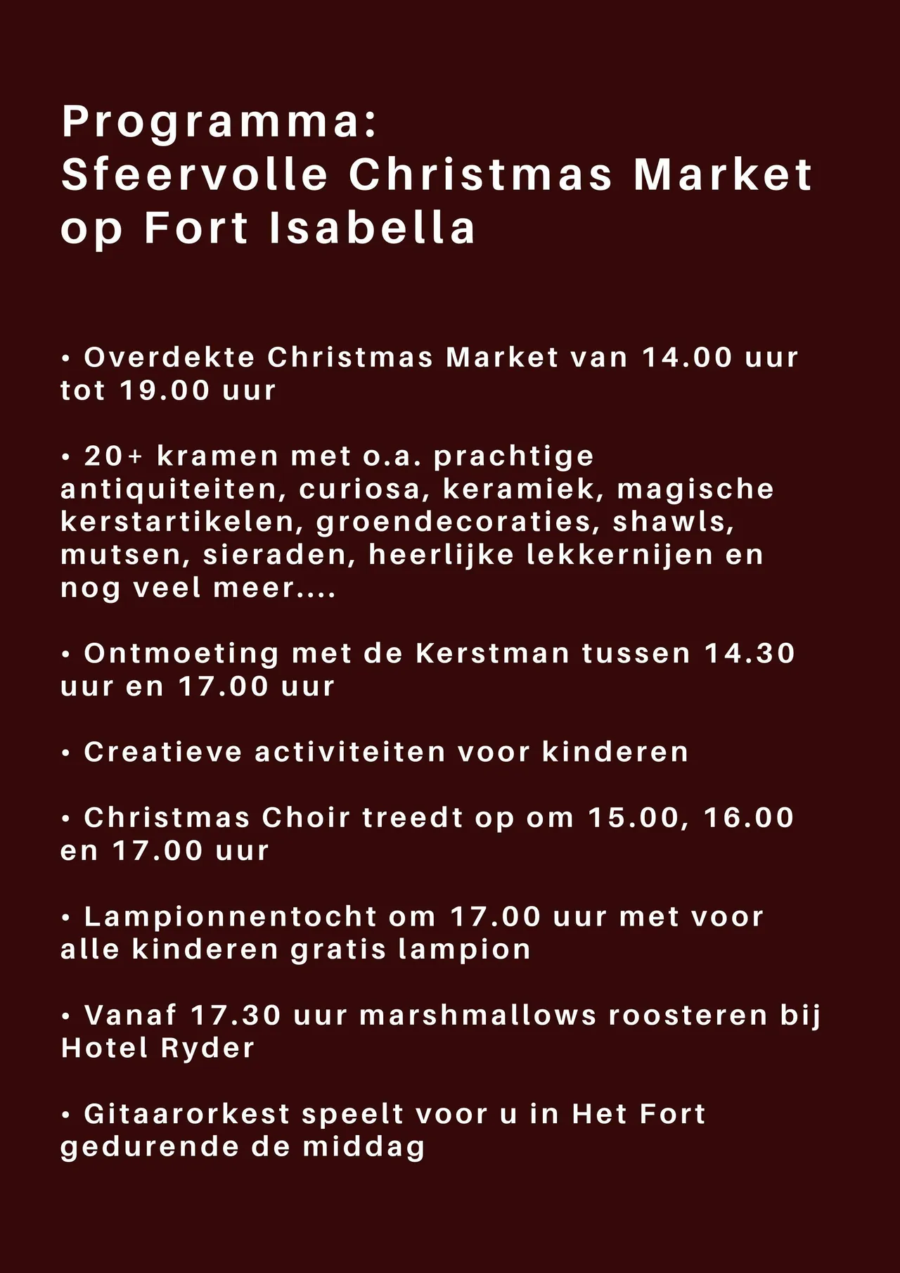 Fort Isabella Christmas Flyer-..-afbeeldingen-1
