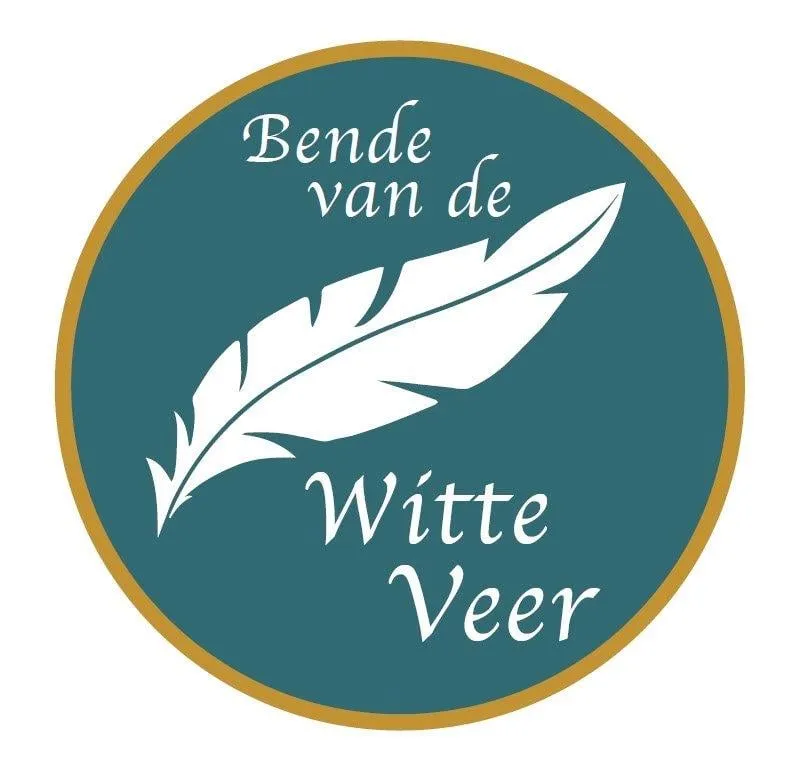 bende witte veer