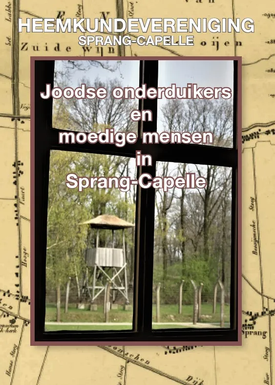 kaft moedige mensen en joodse onderduikers in sprang