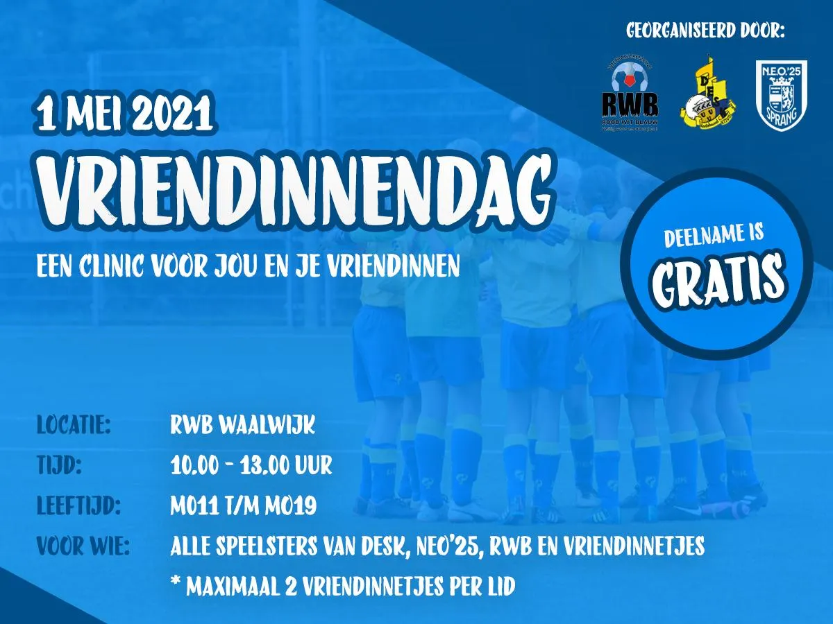 vriendinnendag 1 mei