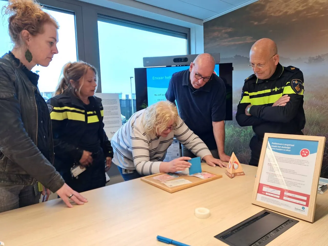 Ondertekening politieteam Langstraat