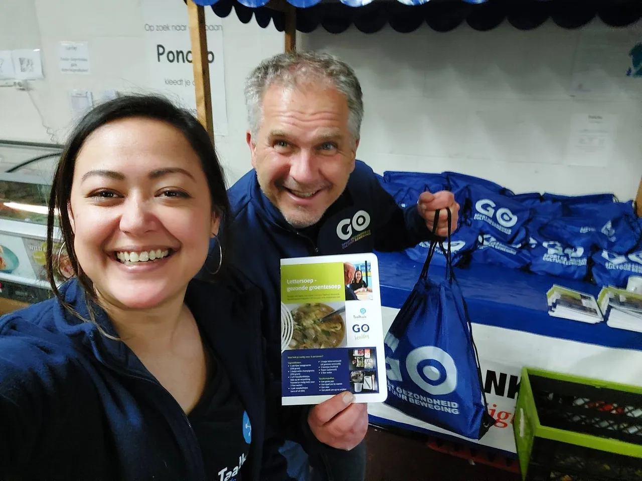 Receptenkaart bij actie Voedselbank