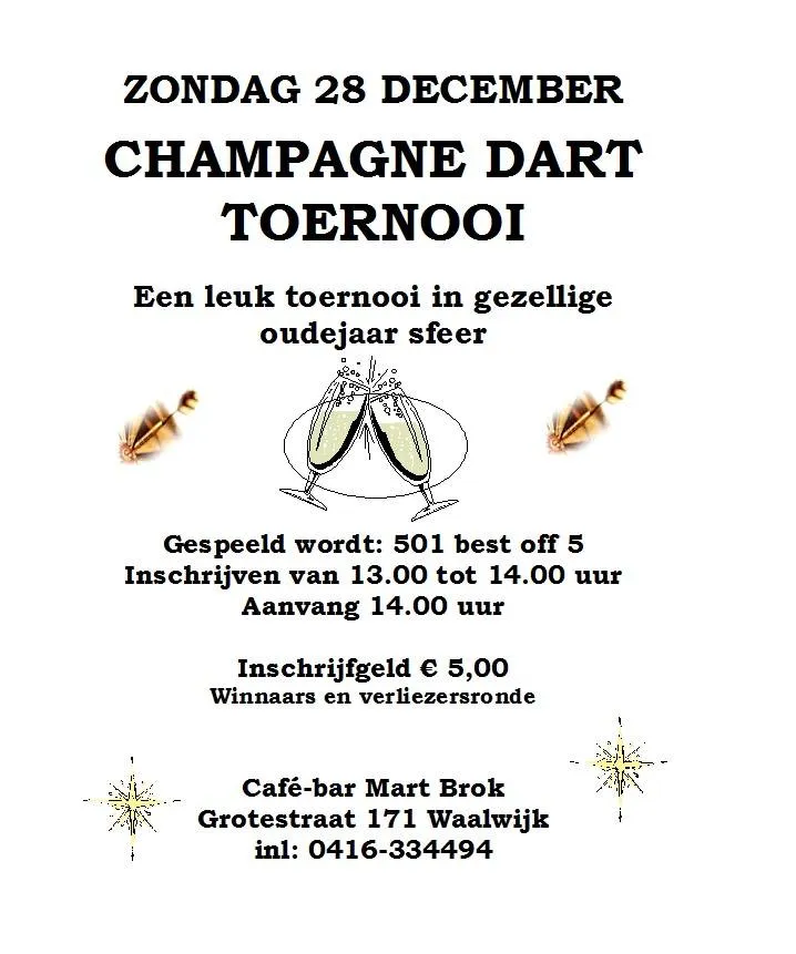 affiche champagne darttoernooi 2025