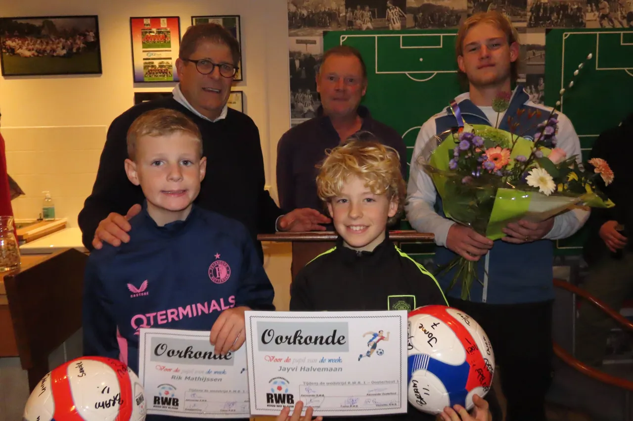 Man of the Match en Pupillen vande week Oosterhout