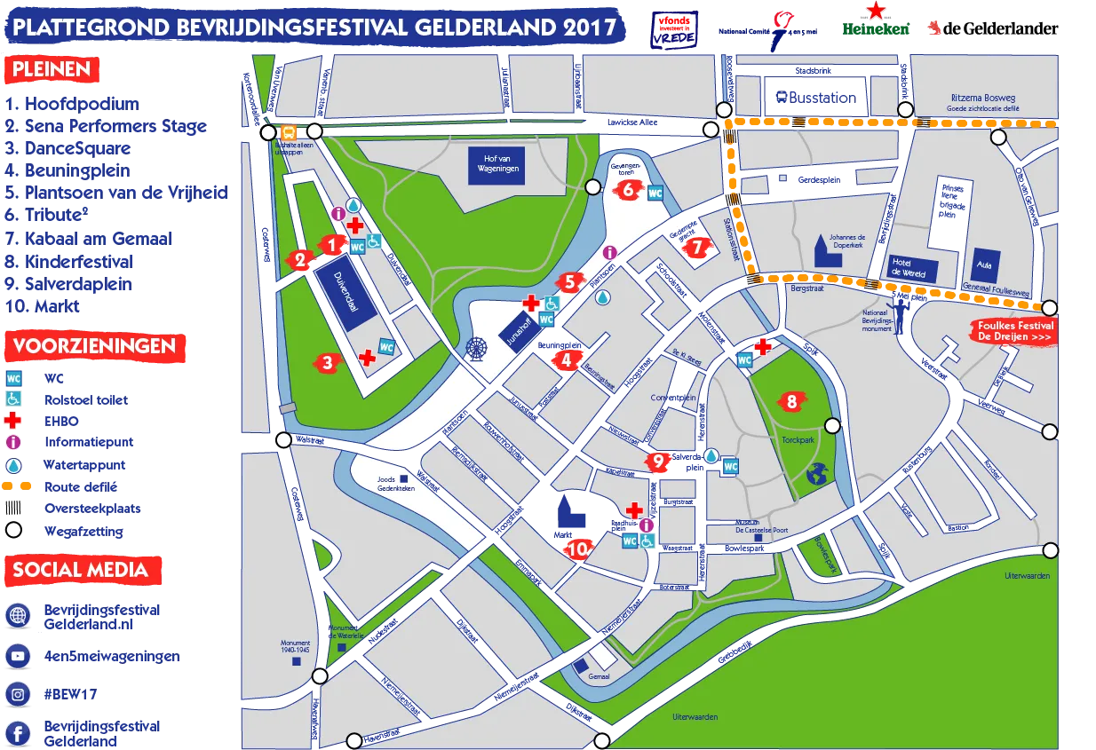 bevrijdingsfestival plattegrond