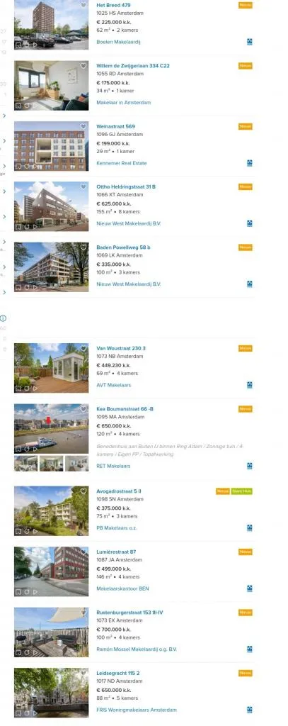 fireshot capture 305 koopwoningen amsterdam huizen https wwwfunda nl koop amsterdam 1 dag 407x1024