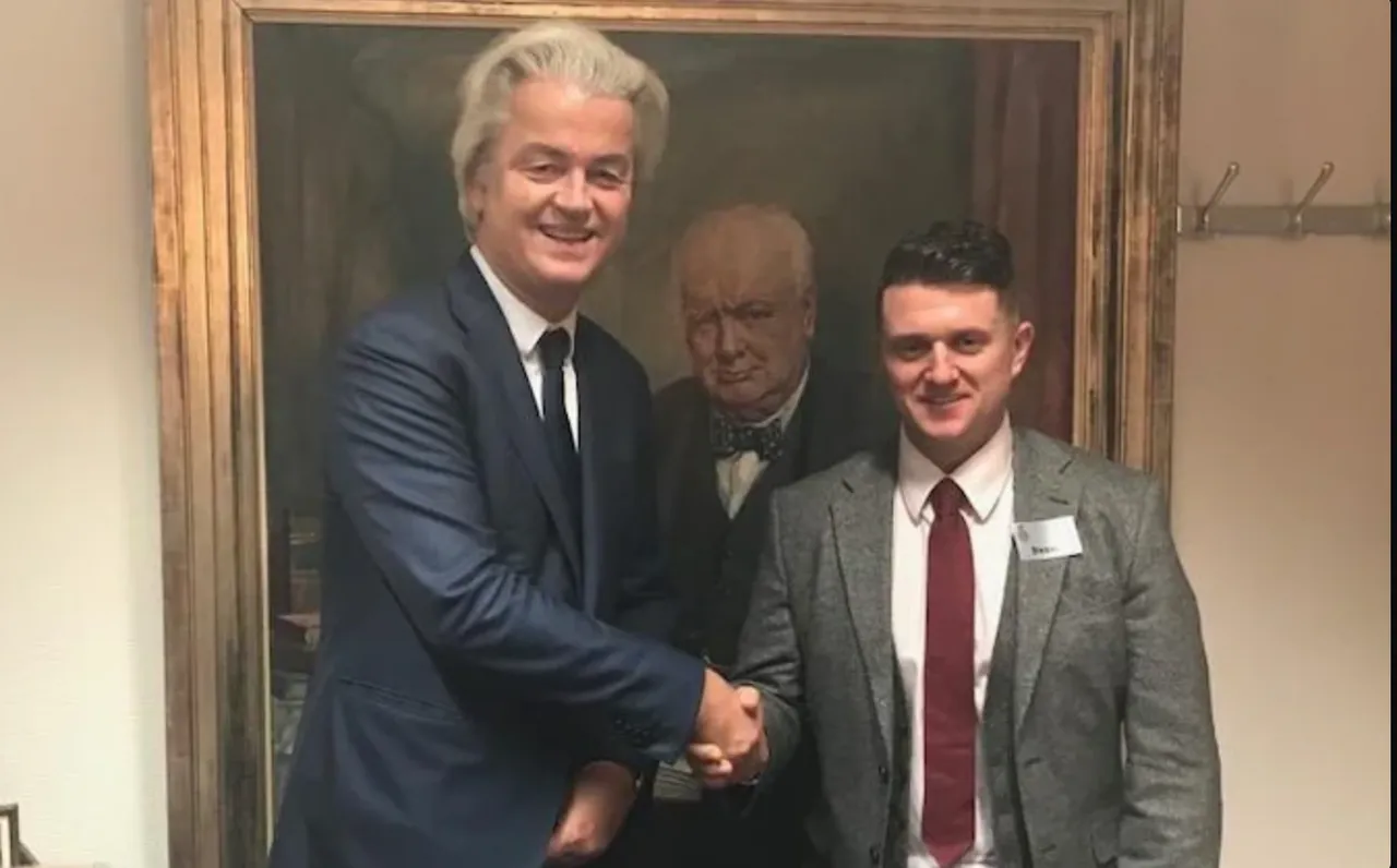 Geert Wilders en Tommy Robinson