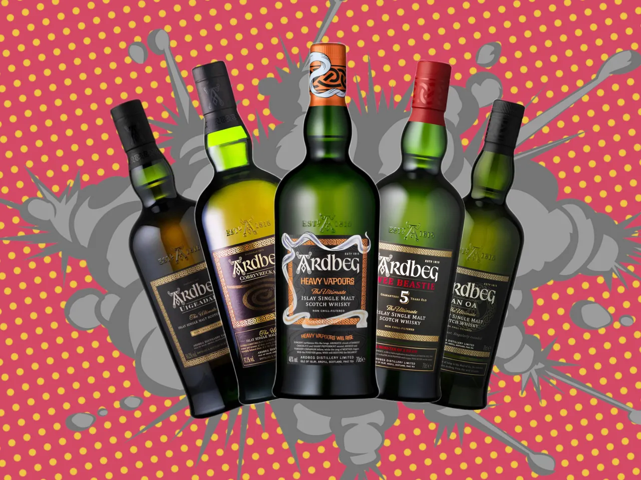 VErschillende Ardbeg whisky's&nbsp;