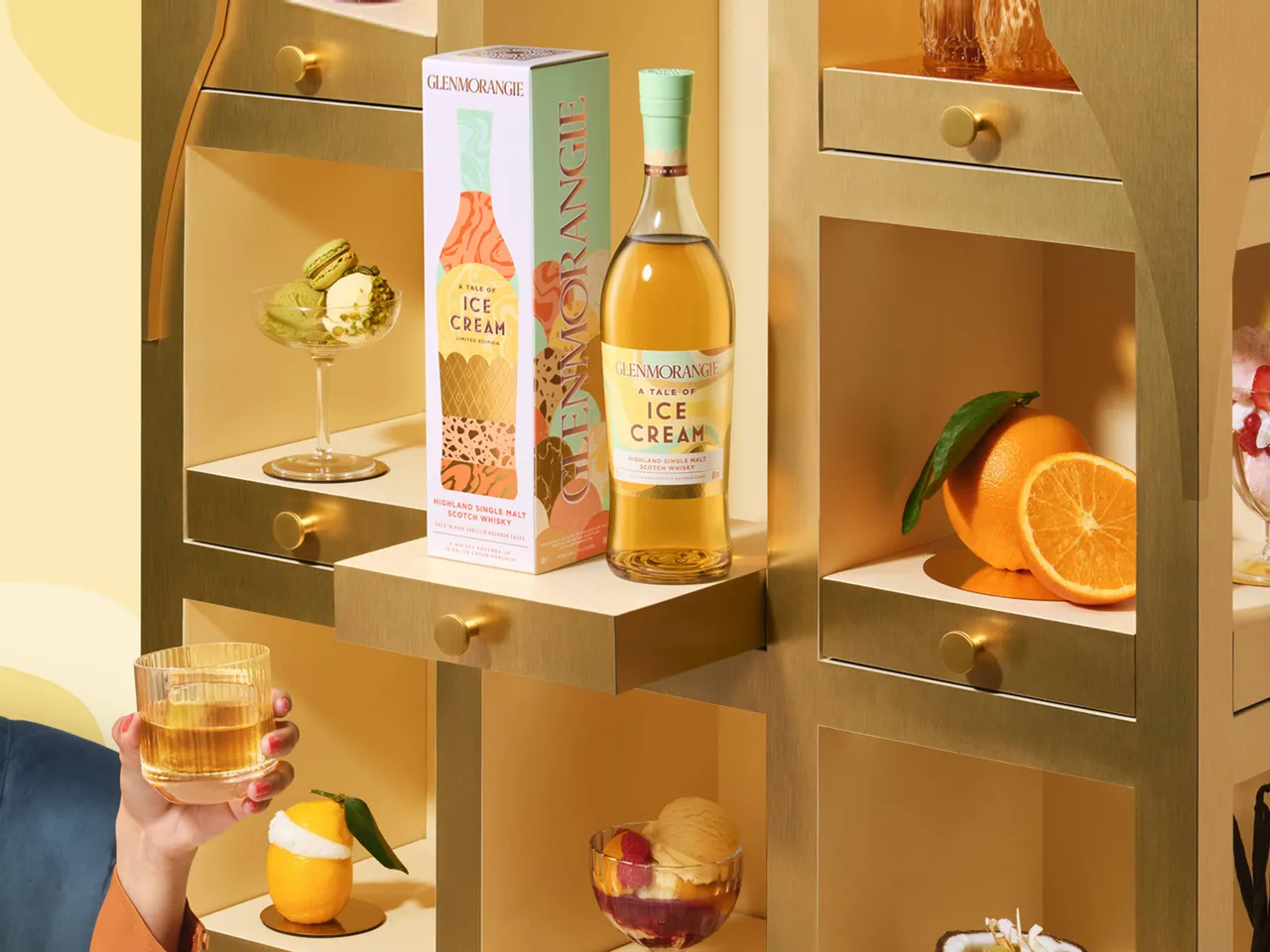 Glenmorangie A Tale of Ice Cream in a cabinet