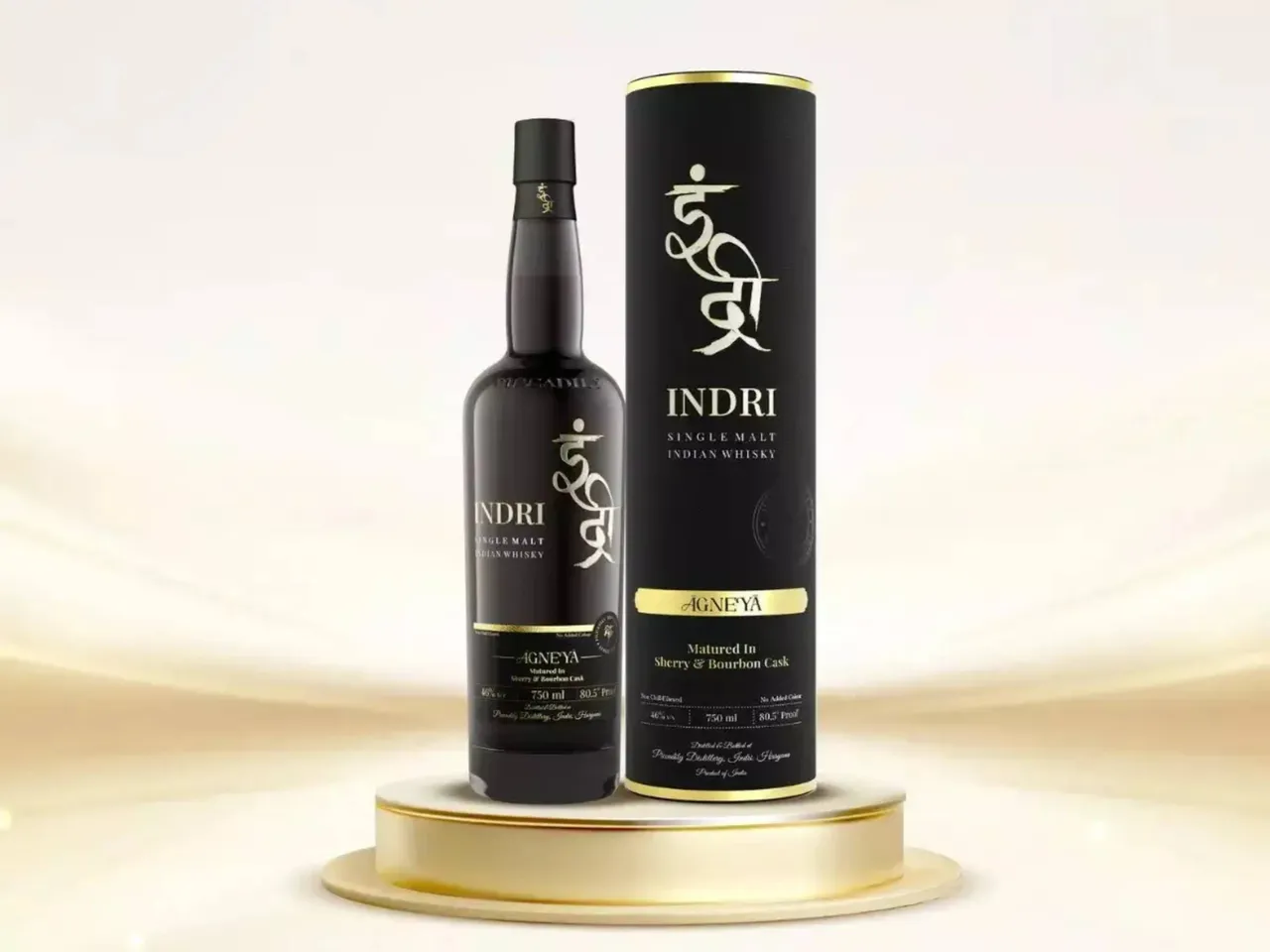 Indri Agneya Indian single malt whisky