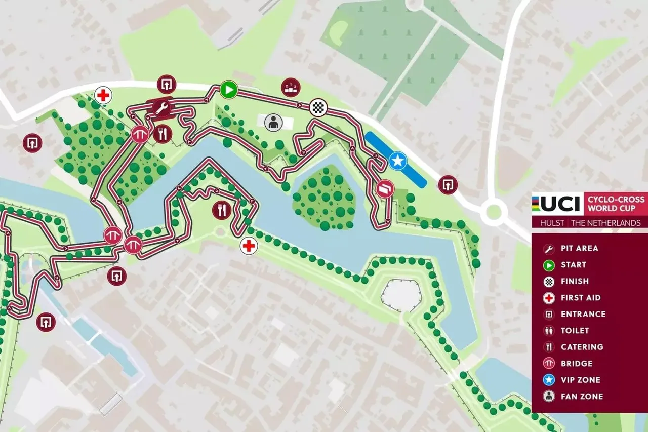 Kaart Hulst Wereldbeker 2024
