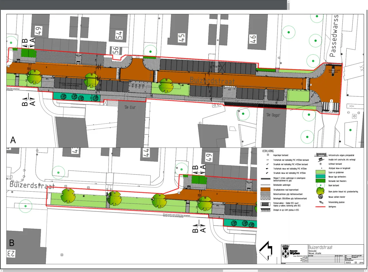 buizerdstraat inrichting