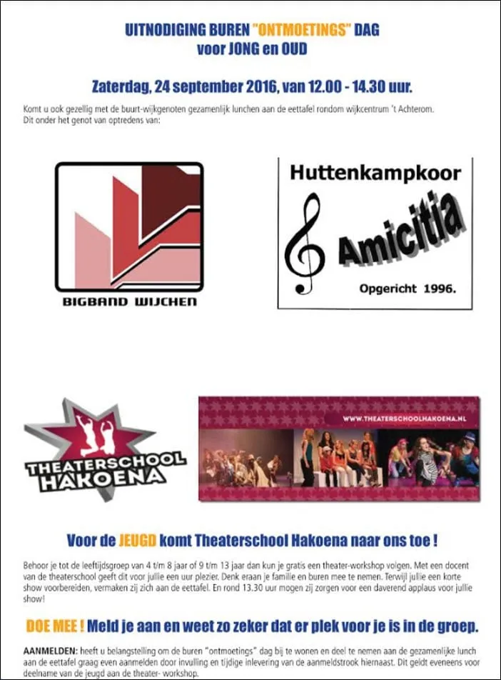 buren ontmoetingsdag achterlo