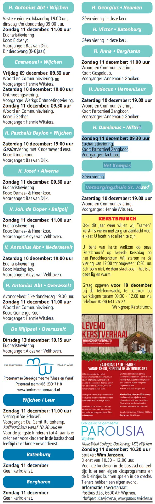 kerkberichten wijchen 071216