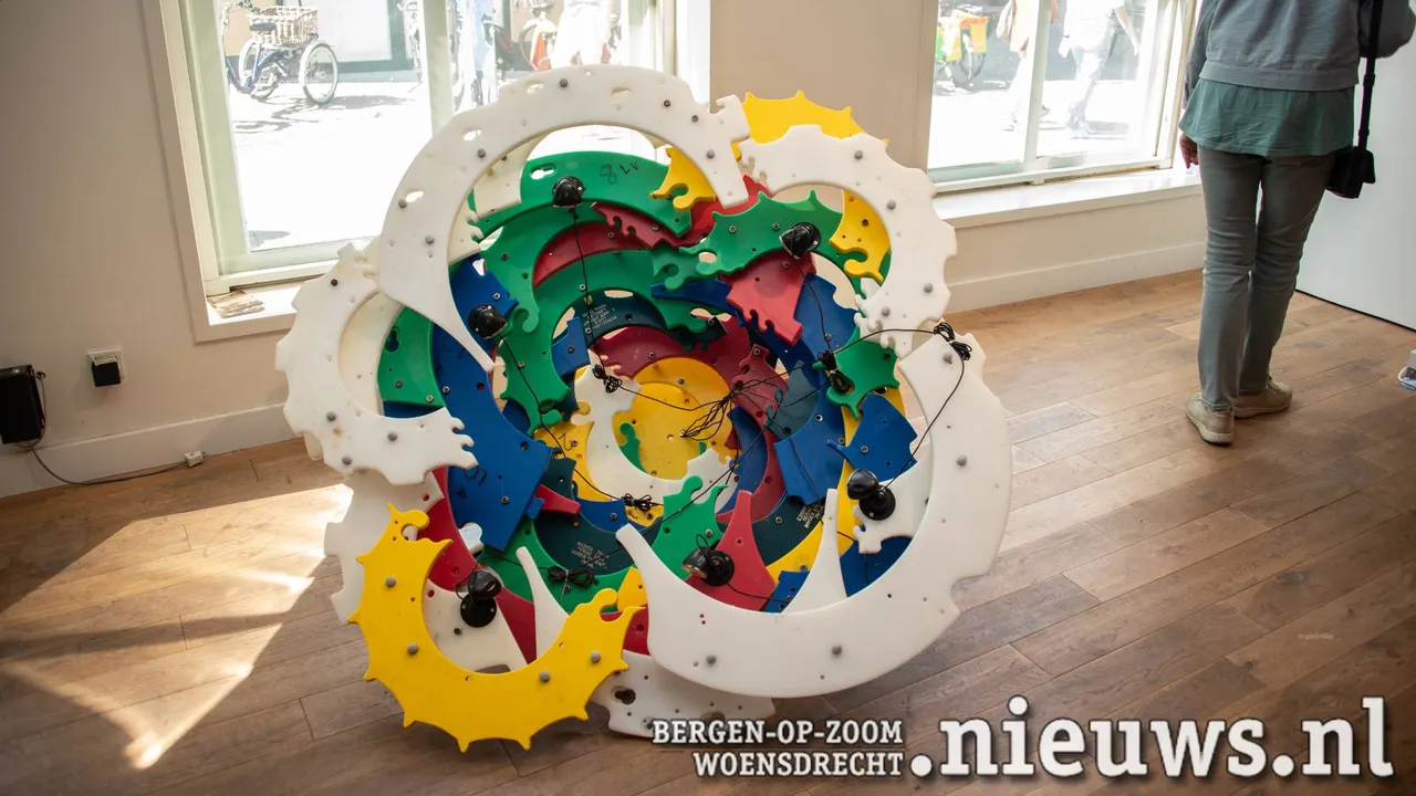 Kunst van onderdelen van een snoepfabriek