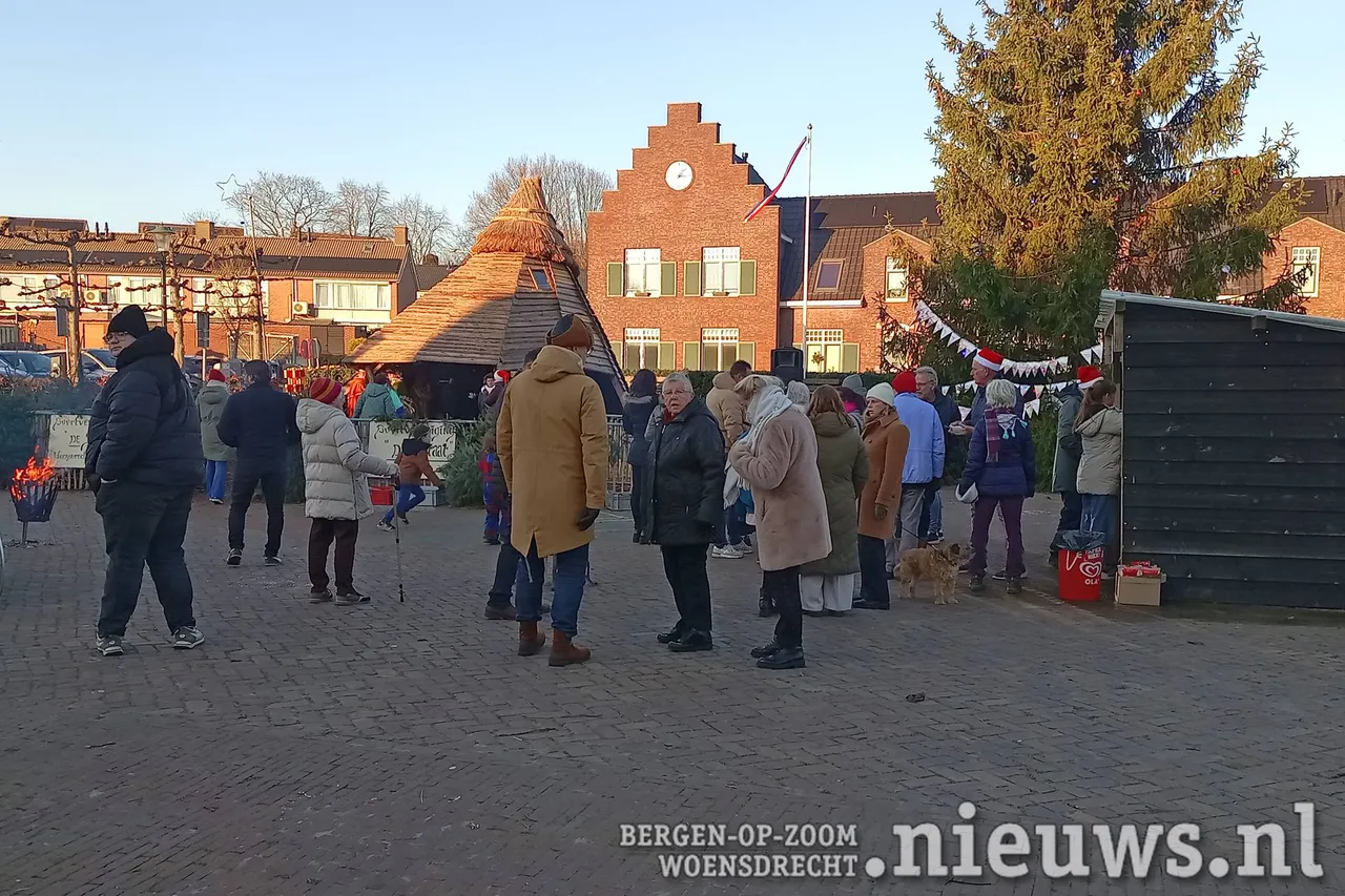 Gezellige drukte op het plein