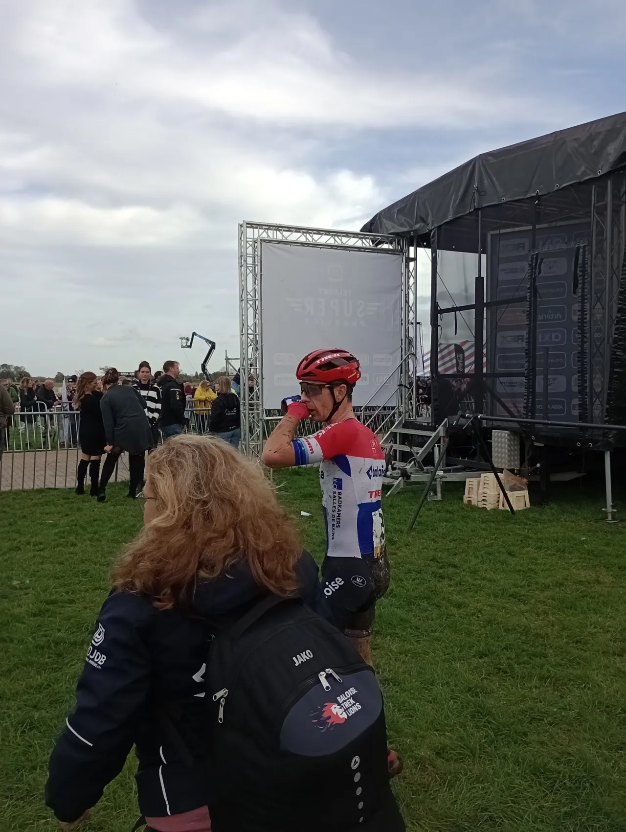 Van der Haar after his second place in Ruddervoorde