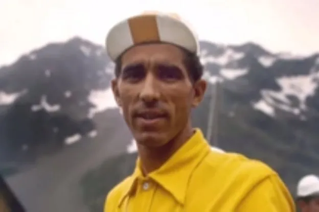 <i>Federico Bahamontes, nicknamed "The Eagle of Toledo," conquered the Bonette twice</i>.