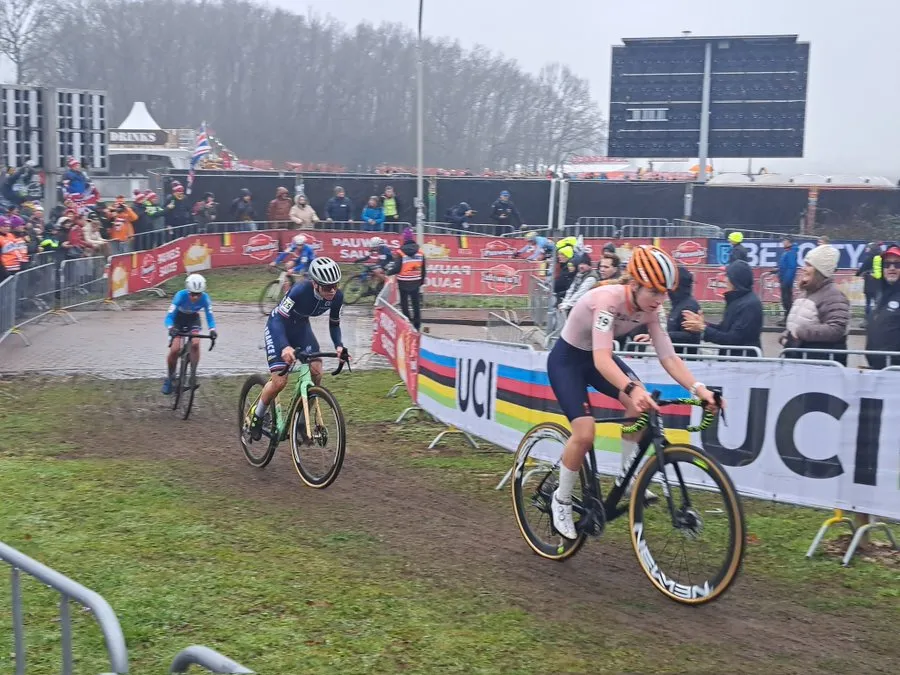 Molengraaf during the European Cyclo-cross Championships