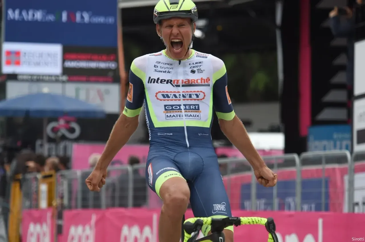 &nbsp; Van der Hoorn's memorable stage win in the Giro d’Italia