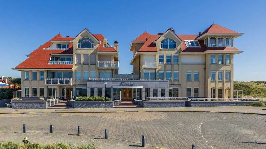 Het appartementencomplex in Noordwijk