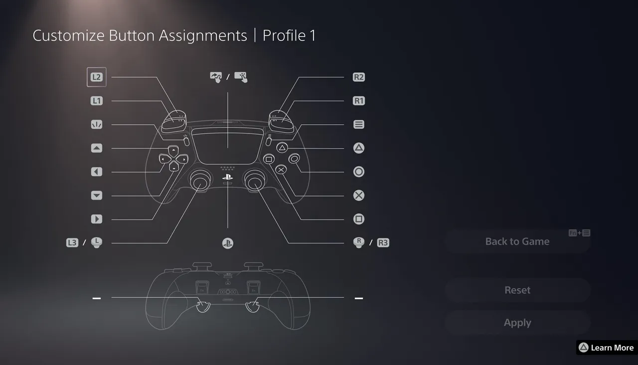 dualsense edge customize button assignments enf1671463336