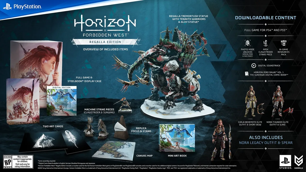 horizon forbidden west regalla editionf1642171411