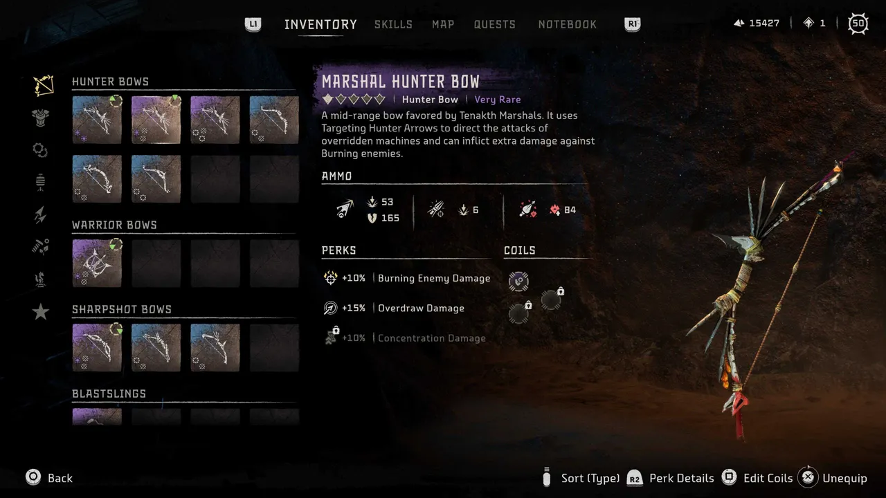 horzion forbidden west marshal hunter bowf1645099416
