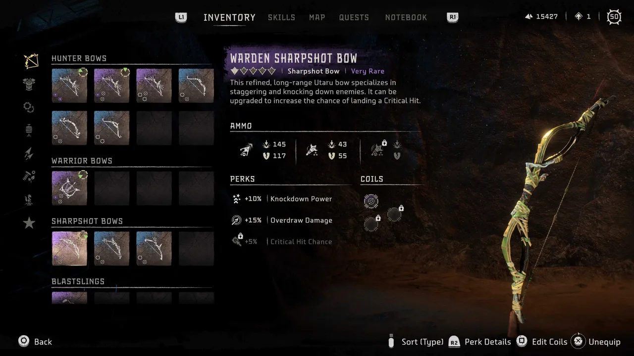 horzion forbidden west warden sharpshot bowf1645099427