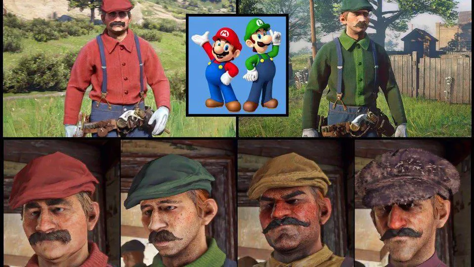 mario luigi red dead onlinef1632320446