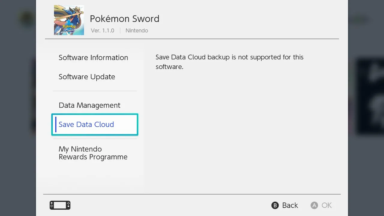 Sommige games ondersteunen geen cloud saves