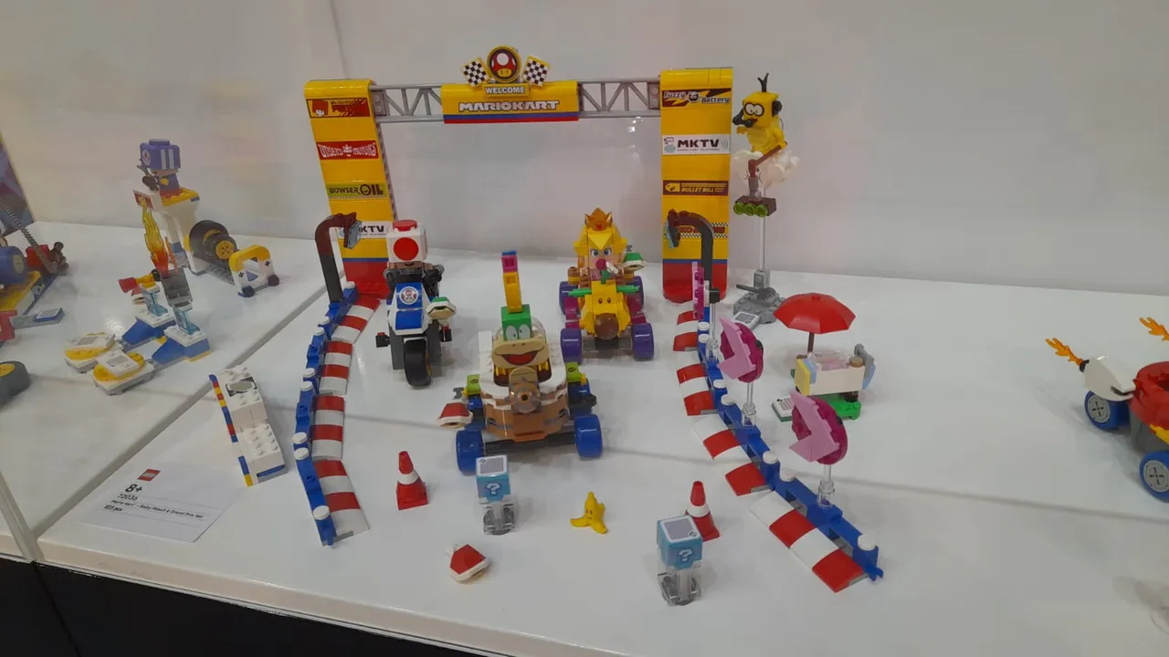 lego mario kart baby peach grand prix start