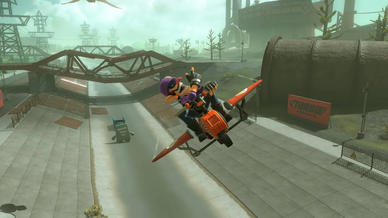 mario kart world waluigi