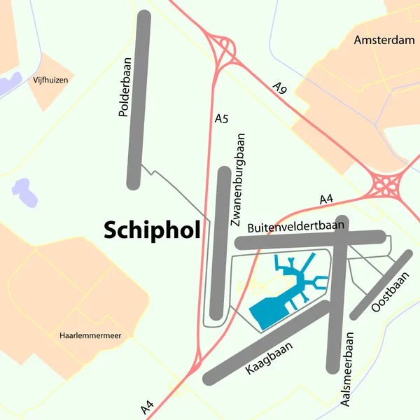 banen schiphol