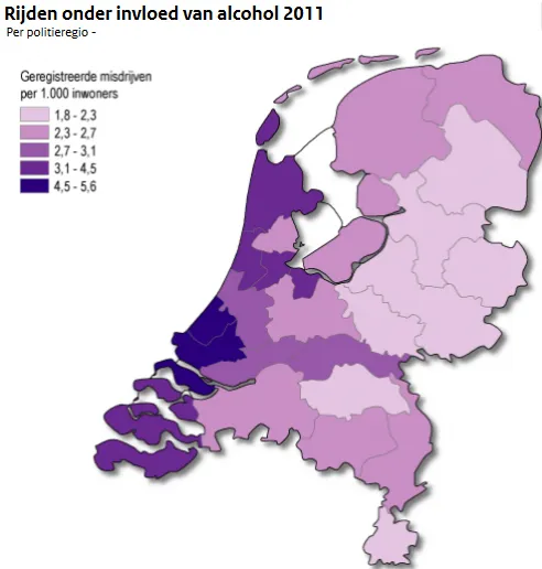 drinkers in het verkeer
