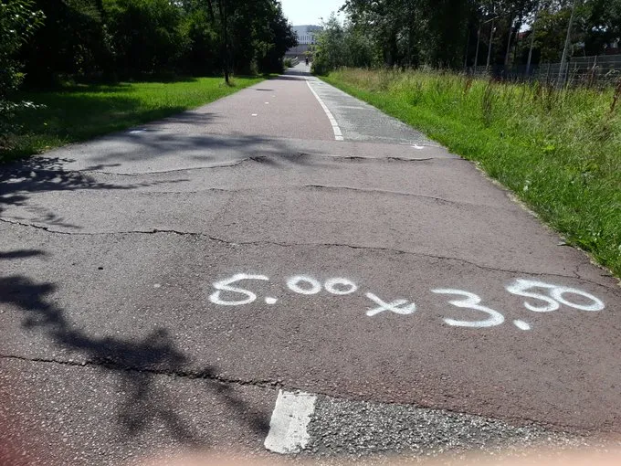 fietspad oud